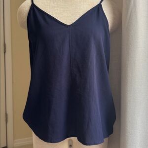 Navy Blue Sleeveless Top